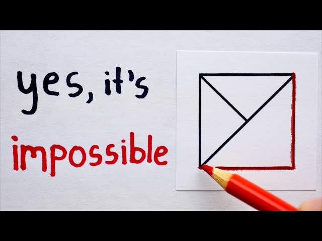 Eulerian Trails and Graph Theory - How Impossible is the Drawing Challenge?