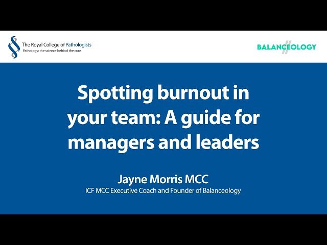 Spotting Burnout in Your Team - A Guide for Managers and Leaders