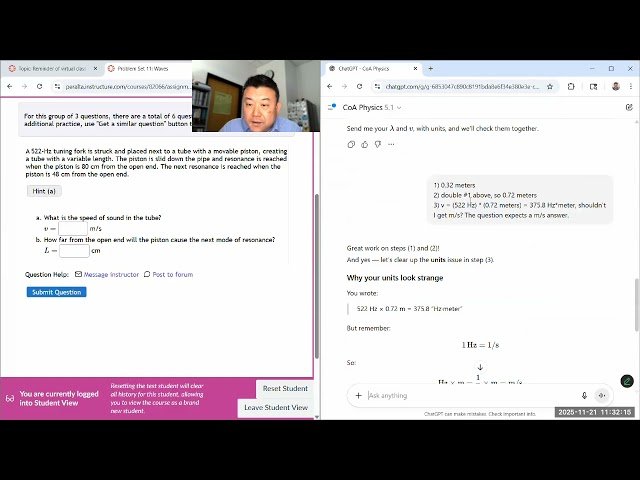 Physics 4A - Waves Problem Set 11