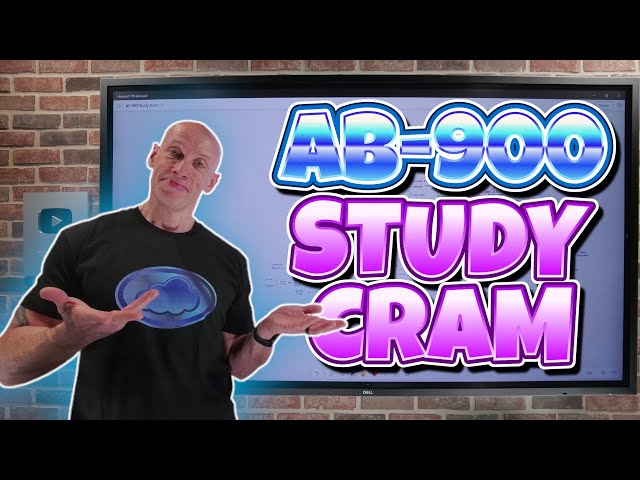 AB-900 Study Cram - Microsoft 365 Certified: Copilot and Agent Administration Fundamentals