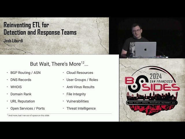 Reinventing ETL for Detection and Response Teams