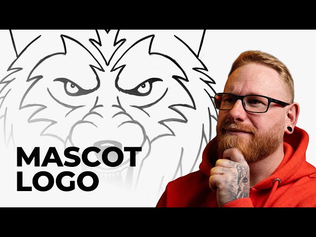 Drawing a Mascot Style Logo Design in Illustrator