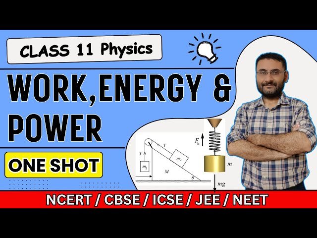 Work Energy Power - Class 11 Physics Complete Chapter