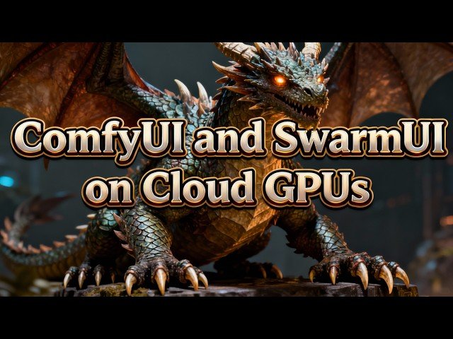 How to Install and Use ComfyUI and SwarmUI on Massed Compute and RunPod Private Cloud GPU Services
