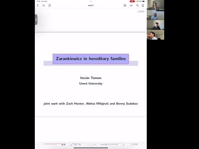 Zarankiewicz in Hereditary Families