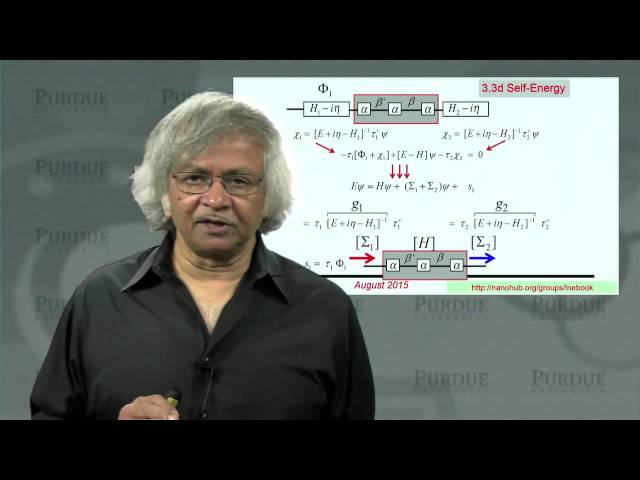 Fundamentals of Nanoelectronics Part B - More Examples: Self-Energy - L3.3