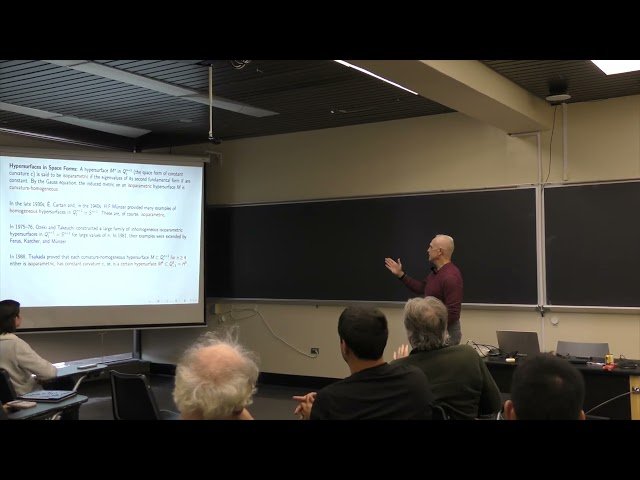 Curvature-Homogeneous Hypersurfaces in Space Forms