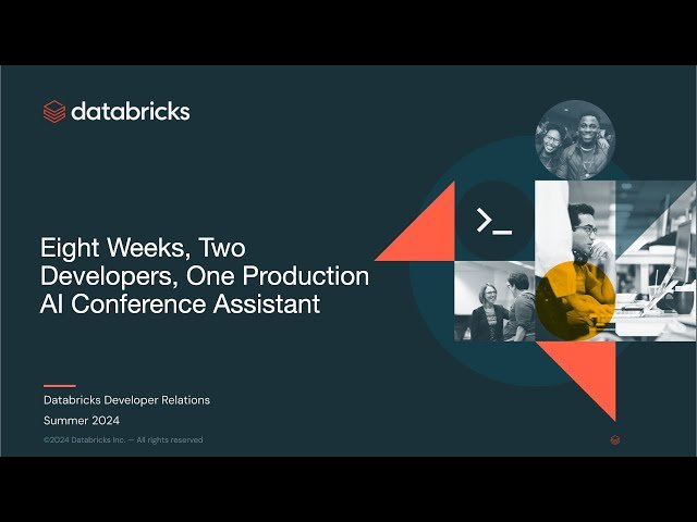 Eight Weeks, Two Developers, One Production AI Conference Assistant