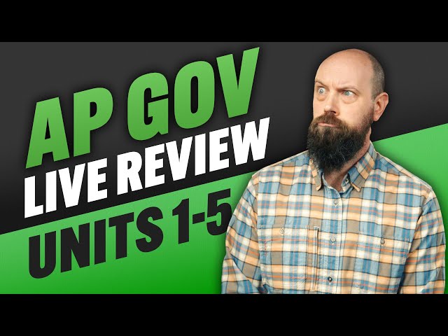 AP Government Livestream Review - Units 1-5
