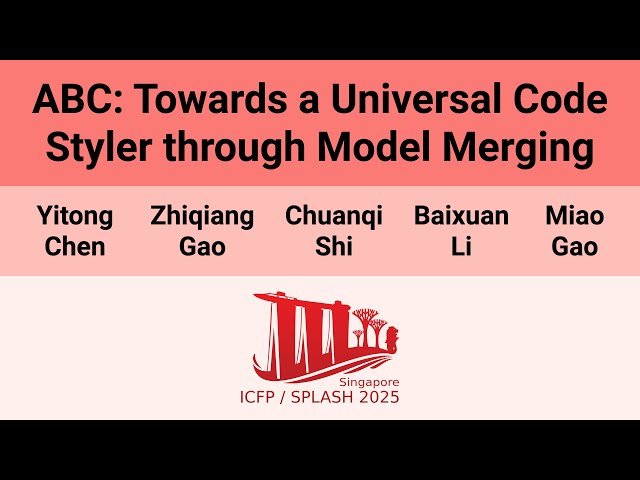ABC - Towards a Universal Code Styler through Model Merging