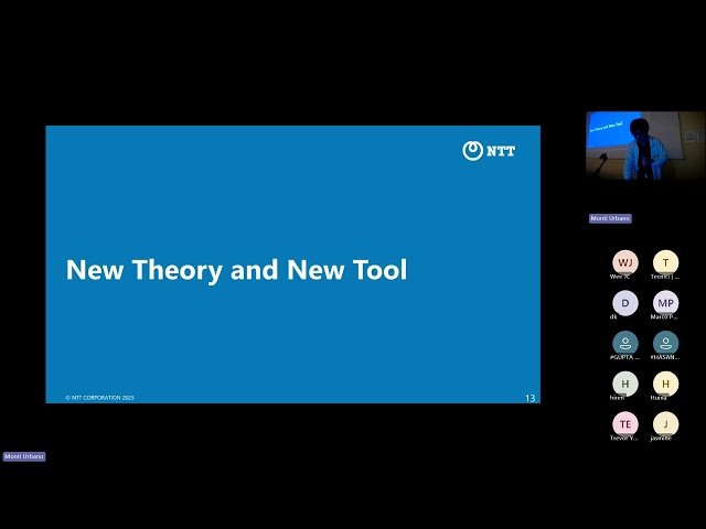 Symmetric-key Cryptanalysis Automation and Modelling Workshop - Session 4, Talk 3