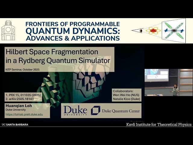 Hilbert Space Fragmentation in a Rydberg Quantum Simulator