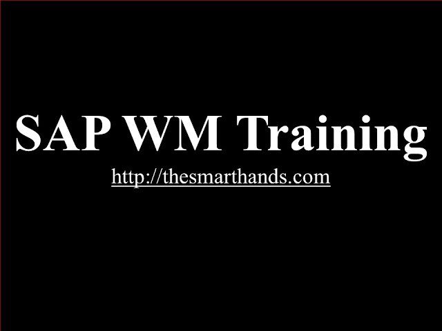 SAP WM Warehouse Management Training