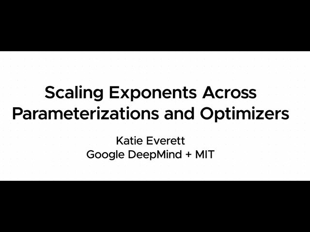 Scaling Exponents Across Parameterizations and Optimizers