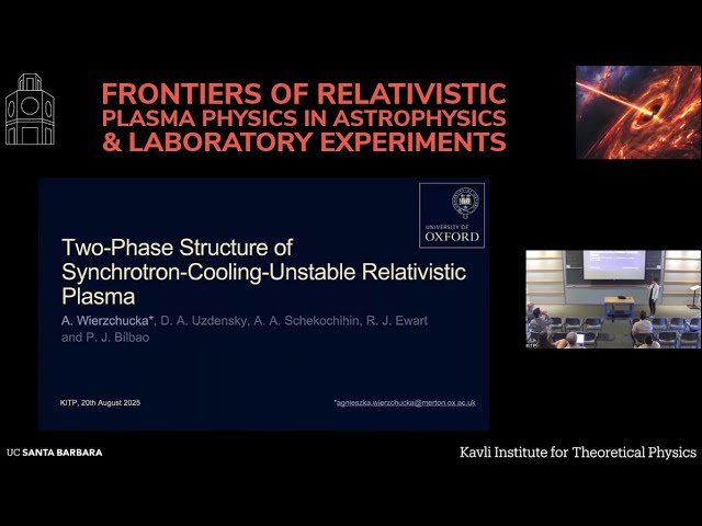 Two-Phase Structure of Synchrotron-Cooling-Unstable Relativistic Plasma