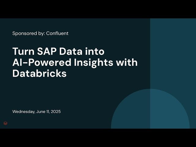 Turn SAP Data into AI-Powered Insights with Databricks