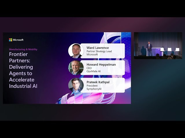Frontier Partners - Delivering Agents to Accelerate Industrial AI