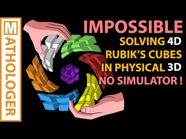 IMPOSSIBLE - Solving 4D Rubik's Cubes in Physical 3D