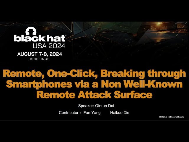 Remote One-Click Breaking Through Smartphones via Non Well-Known Attack Surface