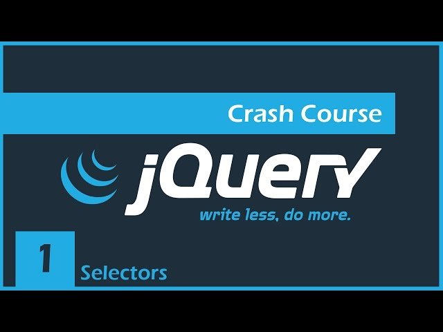 jQuery Crash Course