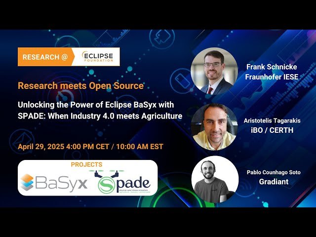 Unlocking the Power of Eclipse BaSyx with SPADE: When Industry 4.0 Meets Agriculture