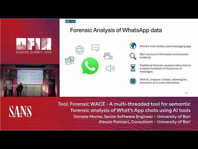 Forensic WACE - A Multi-Threaded Tool for Forensic Analysis of WhatsApp Chats