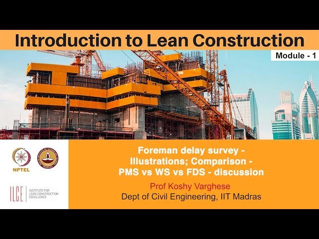 Foreman Delay Survey: Illustrations and Comparison of PMS, WS, and FDS