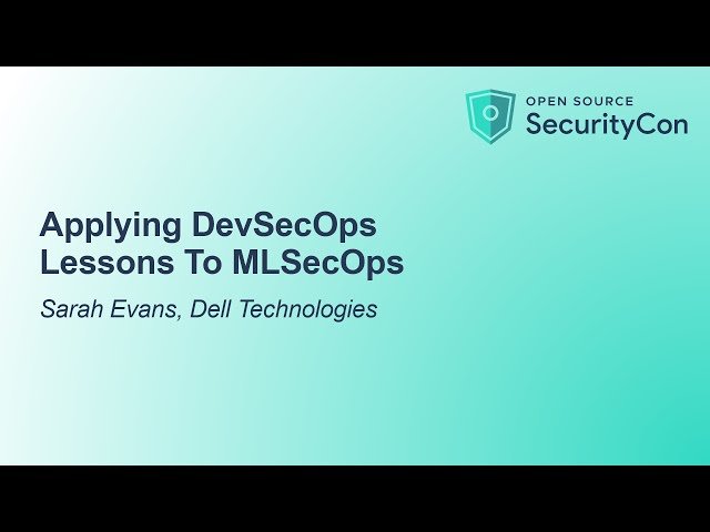 Applying DevSecOps Lessons to MLSecOps