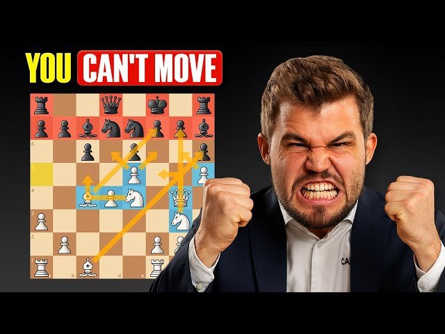 Carlsen's Choking Strategy to Slowly Crush Opponents