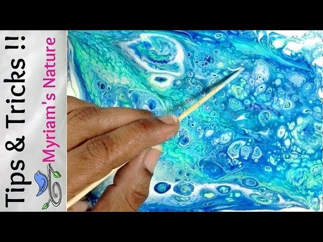 Save Paint and Improve Your Dirty Pour Fluid Acrylic Painting - Acrylic Pouring Tutorial