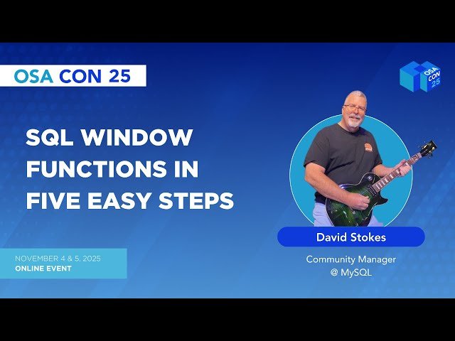 SQL Window Functions in Five Easy Steps