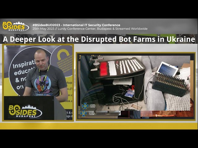 Disrupted Bot Farms in Ukraine - Analysis and Security Implications