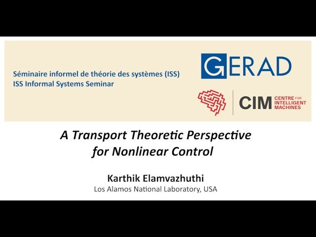 A Transport Theoretic Perspective for Nonlinear Control
