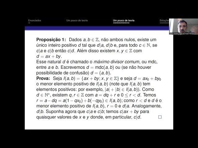 Problemas Envolvendo Congruências e Ordens - Aula 01