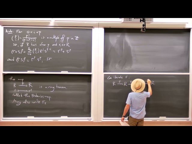 Characteristic p Methods in Commutative Algebra - Talk 1