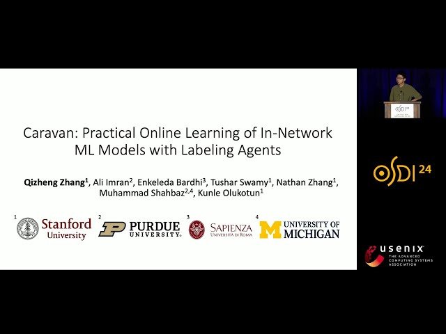 Caravan - Practical Online Learning of In-Network ML Models with Labeling Agents
