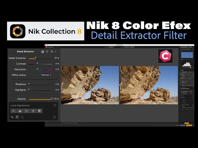 Nik Color Efex Detail Extractor Filter Tutorial