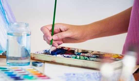 Experimenting with Watercolor Basics (Live Online)