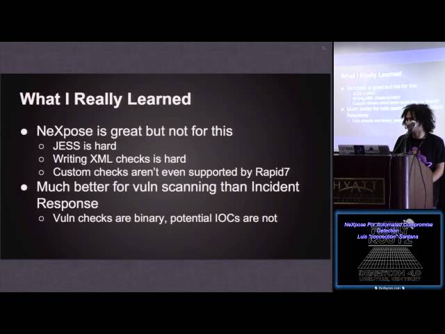 NeXpose for Automated Compromise Detection