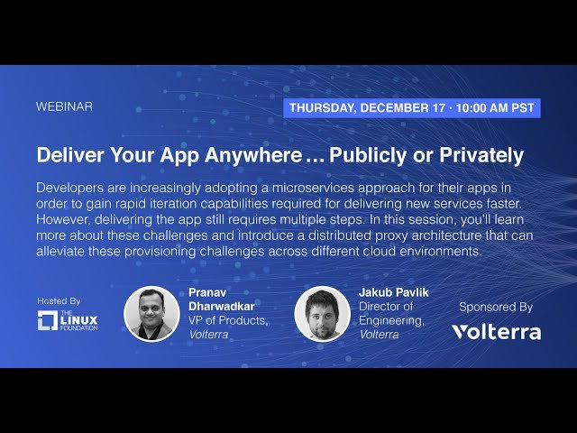 Deliver Your App Anywhere - Publicly or Privately