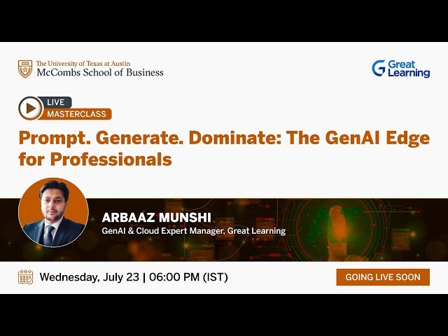 Prompt. Generate. Dominate - The GenAI Edge for Professionals