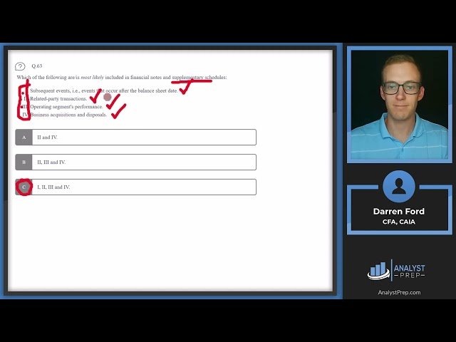 CFA Level I Mock Exam 5A - Questions 61-70