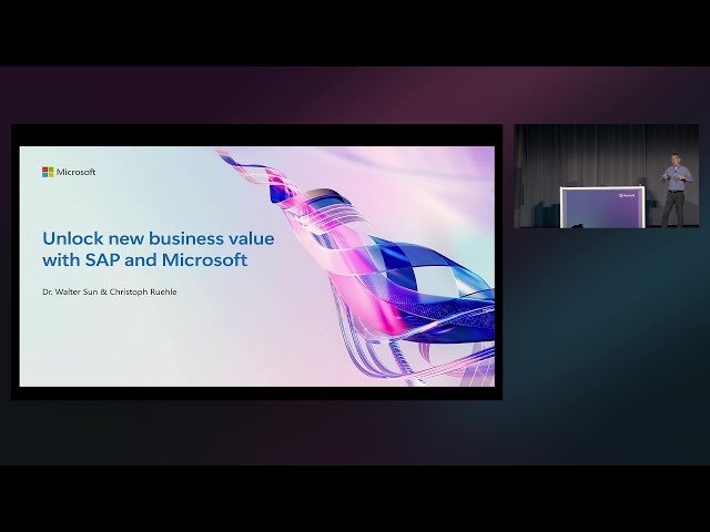 Unlock New Business Value with SAP and Microsoft with Connected AI