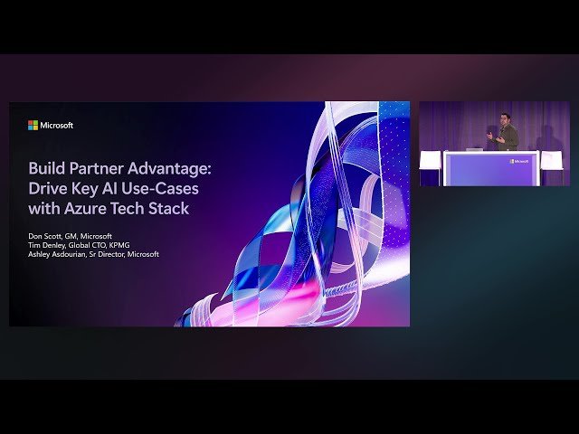 Build Partner Advantage - Drive Key AI Use-Cases with Azure Tech Stack