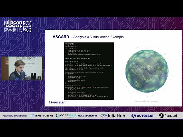 Using Julia to Simulate Satellite Communications