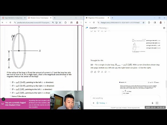 Physics 4B - Magnetostatics Multiple Choice Timed Assessment Demos 5 and 6