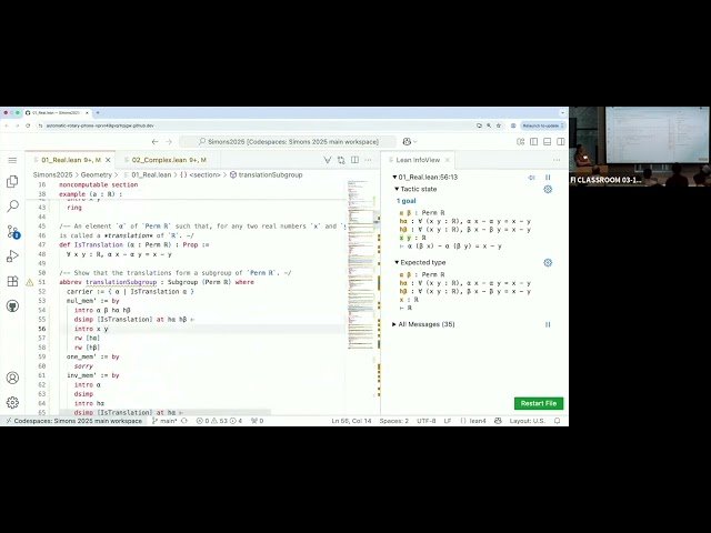 Group Actions on Affine Space and Euclidean Space - Geometry Lecture 2