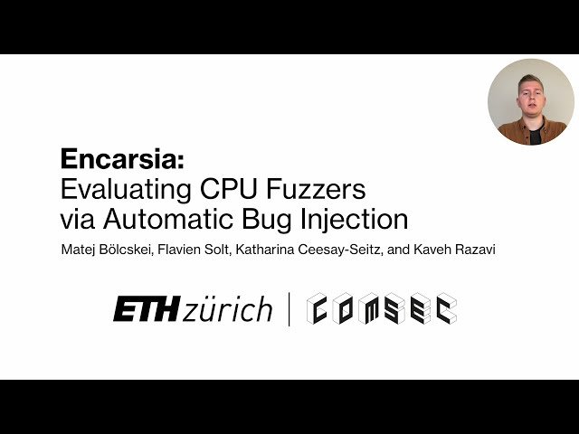 Encarsia - Evaluating CPU Fuzzers via Automatic Bug Injection