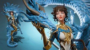 Dragon girl in Blender course