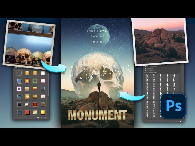 How to Create a Giant Skull Poster in Photoshop